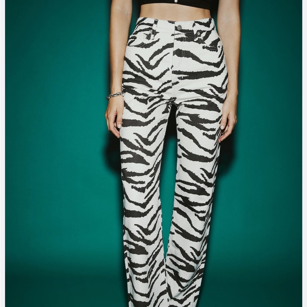 Reformation Zebra Jeans